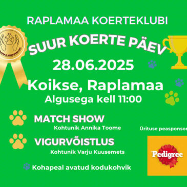 Suur Koerte Päev 28.06.25